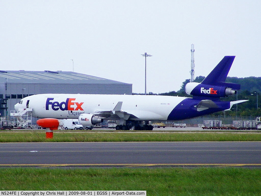 N524FE, 1993 McDonnell Douglas MD-11F C/N 48480, FedEx