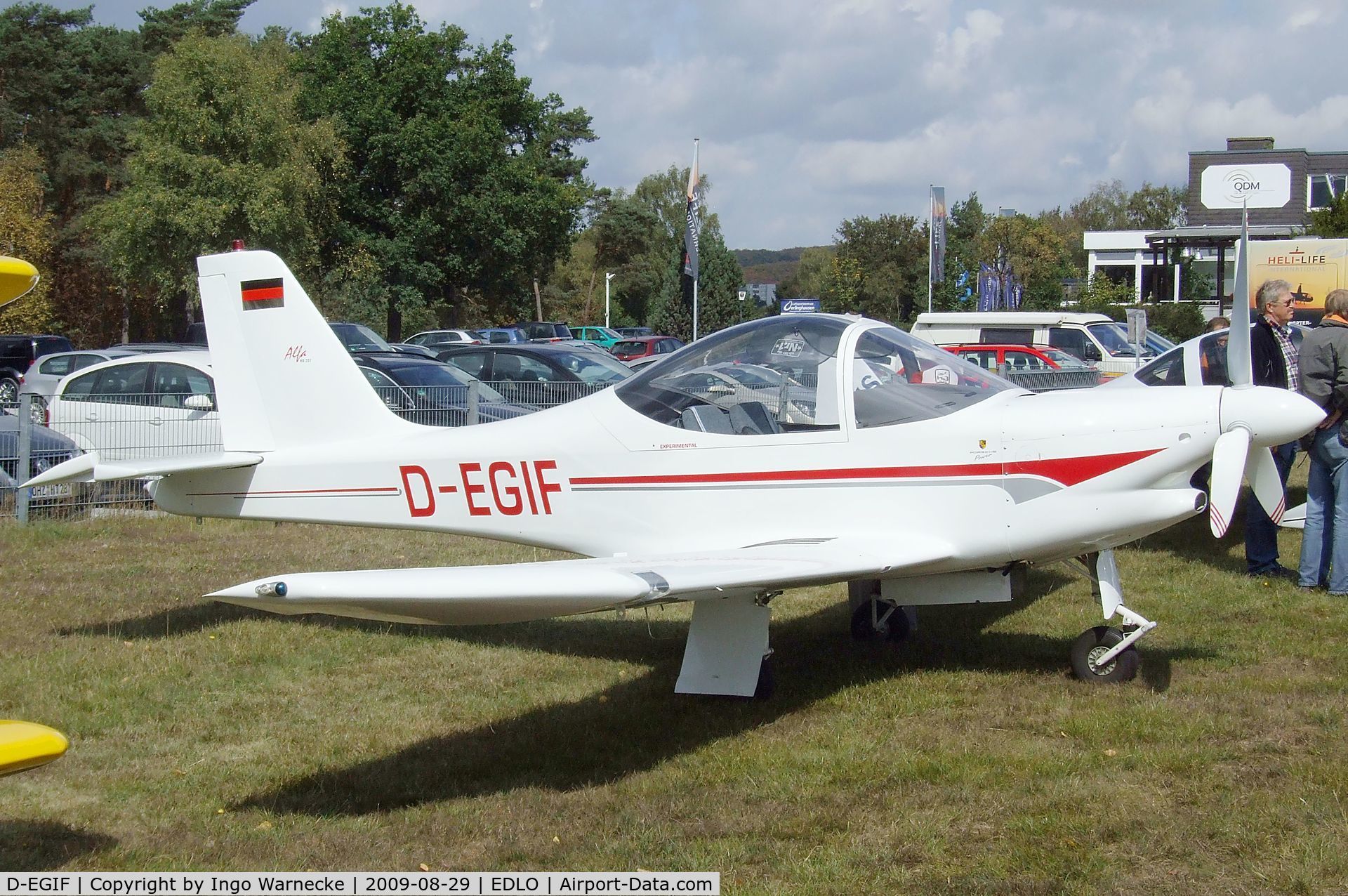 D-EGIF, Brditschka HB-207 V-RG C/N 207-018, Brditschka (Friedrich) HB-207VRG Alpha at the 2009 OUV-Meeting at Oerlinghausen airfield