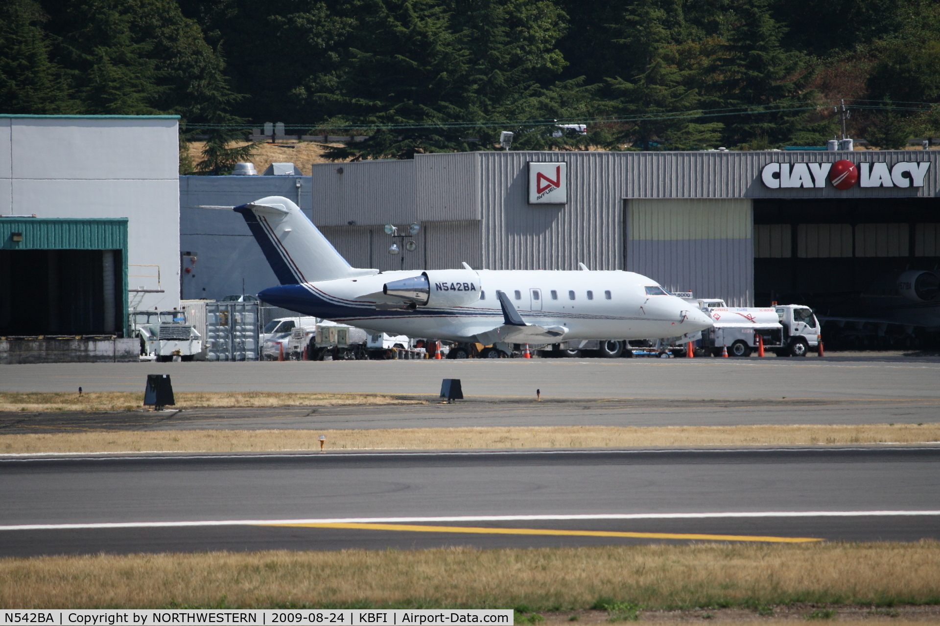 N542BA, 2007 Bombardier Challenger 605 (CL-600-2B16) C/N 5737, KING COUNTY AIPORT