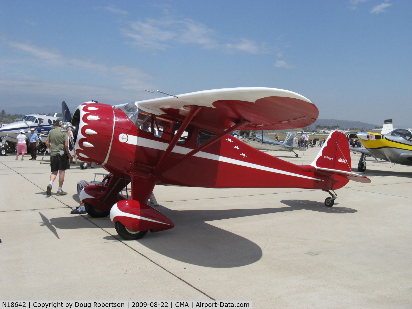 N18642, 1933 Monocoupe 110 C/N 6W53, 1933 MONOCOUPE 110, Warner Scarab 145 Hp radial, one of the prettiest classic aircraft