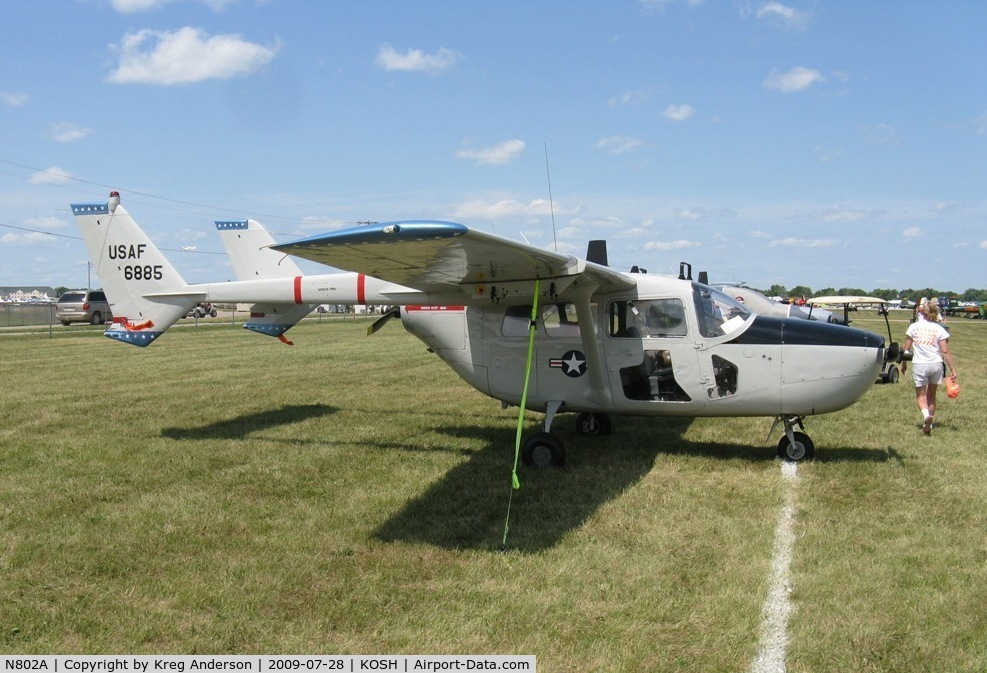 N802A, 1968 Cessna O-2A (M337B) Super Skymaster Super Skymaster C/N 337M-0174, EAA Airventure 2009