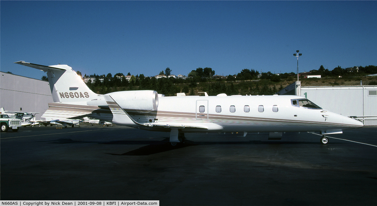 N660AS, 2000 Learjet Inc 60 C/N 191, KBFI