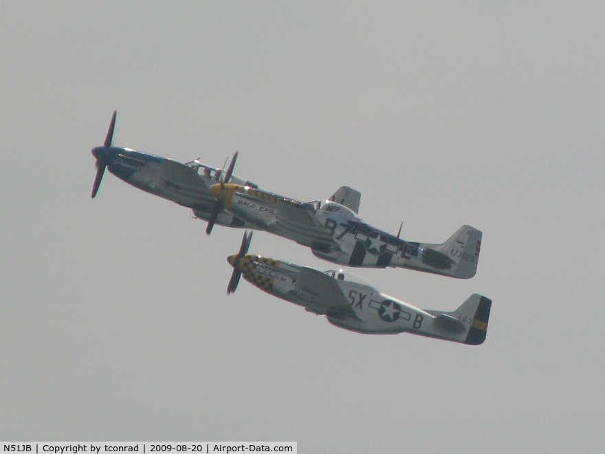 N51JB, 1944 North American P-51D Mustang C/N 122-39488, at 