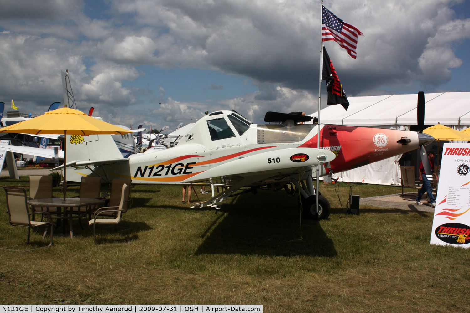 N121GE, Thrush Aircraft Inc S2R-T34 C/N T34-309, Thrush Aircraft Inc S2R-T34, c/n: T34-309