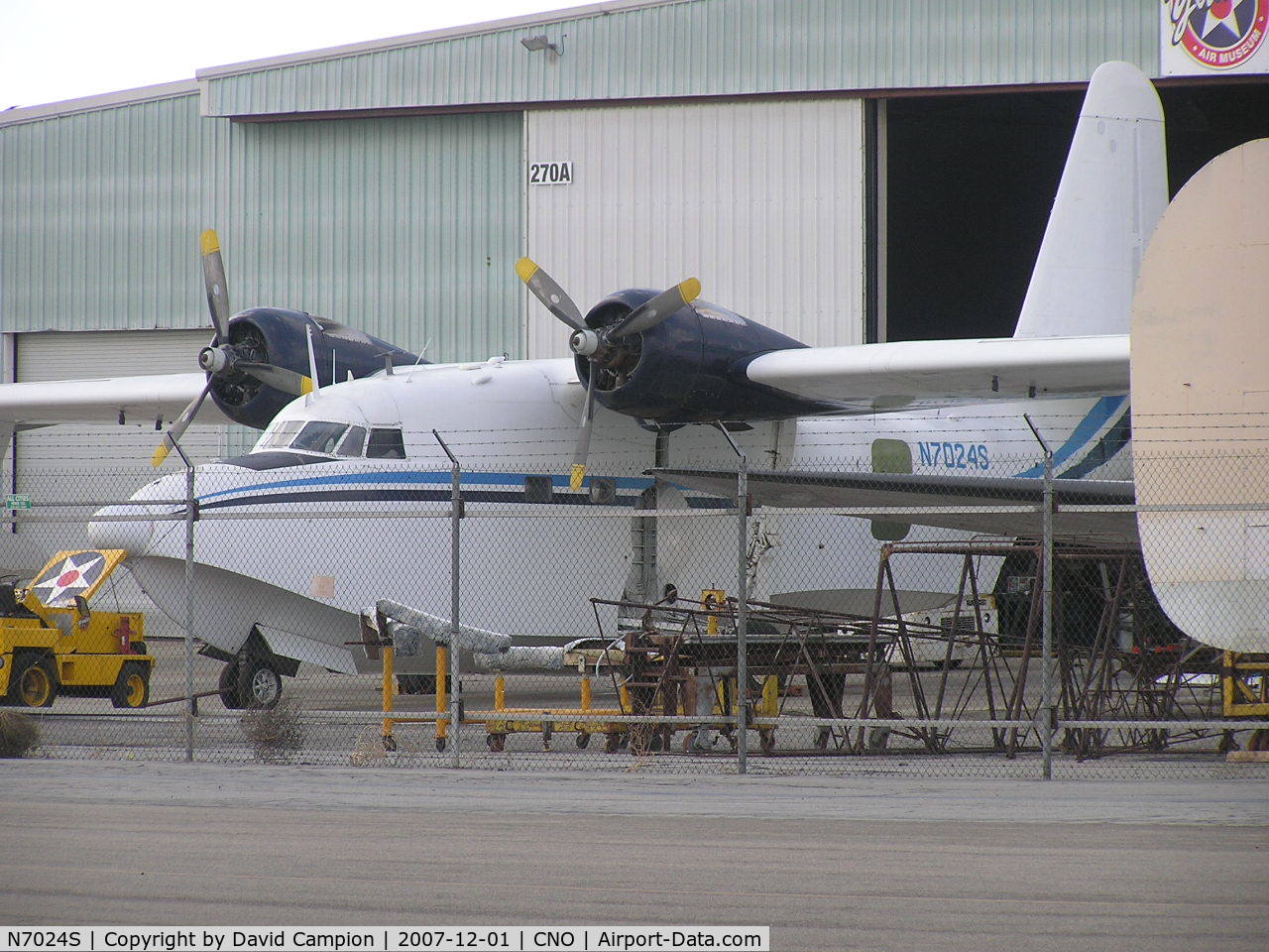 N7024S, Grumman HU-16B Albatross C/N G-258, At Yanks air Museum, Chino, CA
