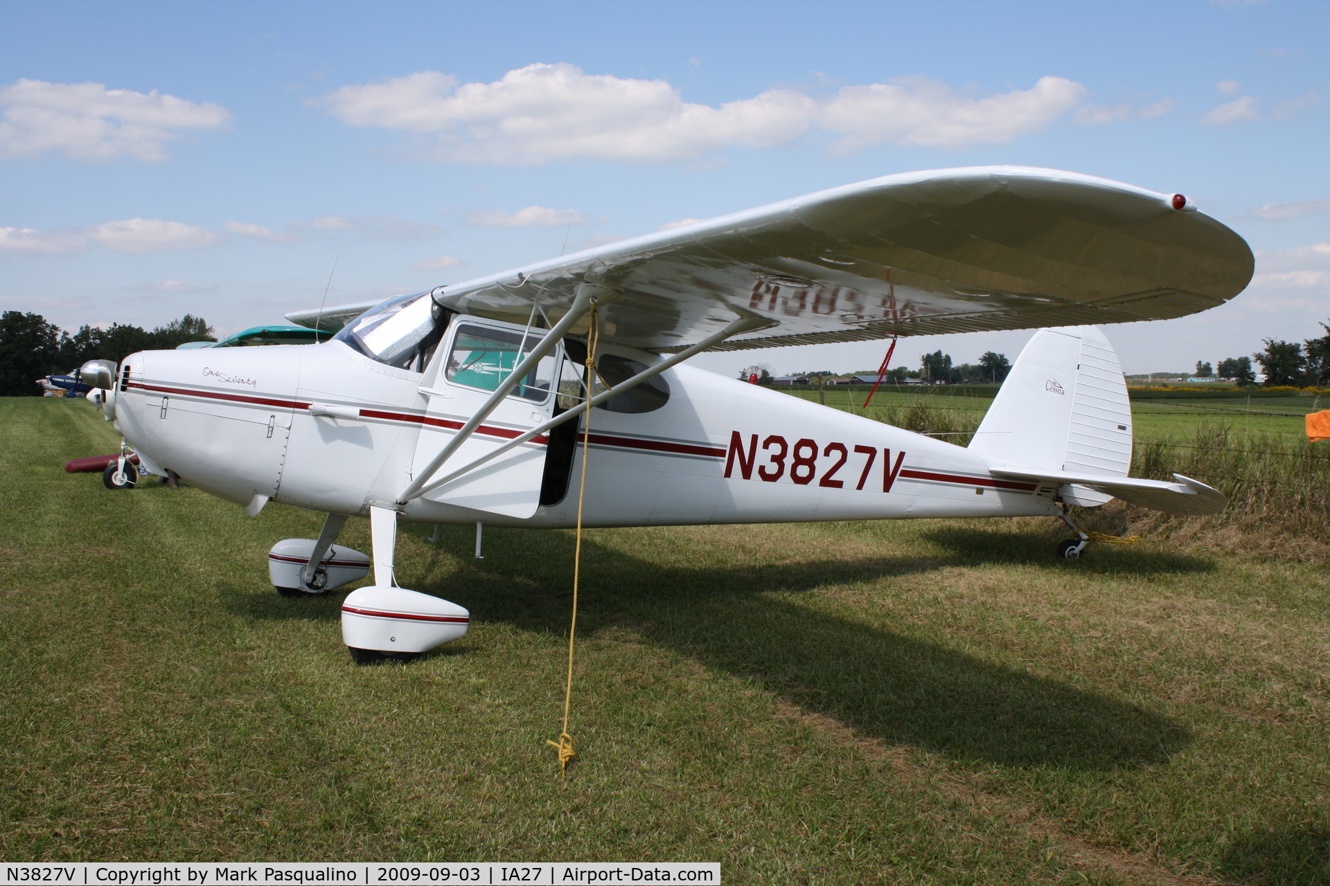 N3827V, 1948 Cessna 170 C/N 18685, Cessna 170