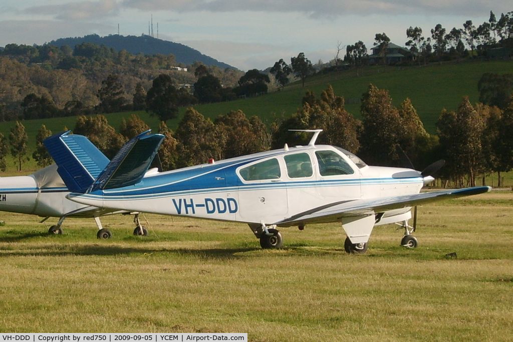 VH-DDD, 1967 Beech V35 Bonanza C/N D-8576, Bonanza VH-DDD Coldstream Airfield