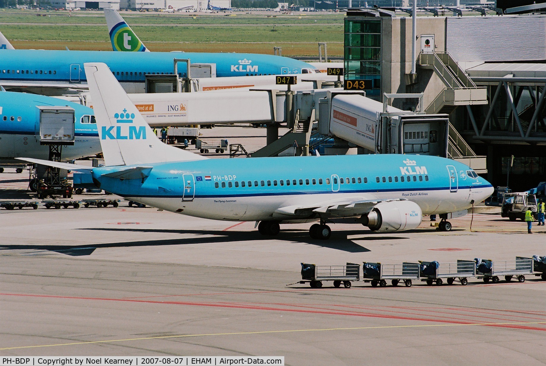 PH-BDP, 1989 Boeing 737-306 C/N 24404, From viewing terrace