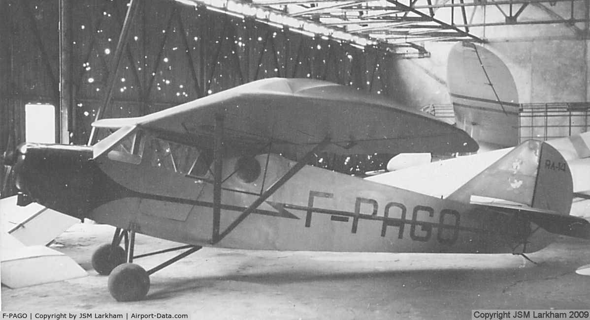 F-PAGO, Adam RA-14 Loisirs C/N 36, Parked