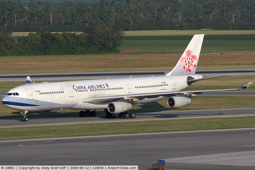 B-18801, 2001 Airbus A340-313 C/N 402, China Airlines A340-300