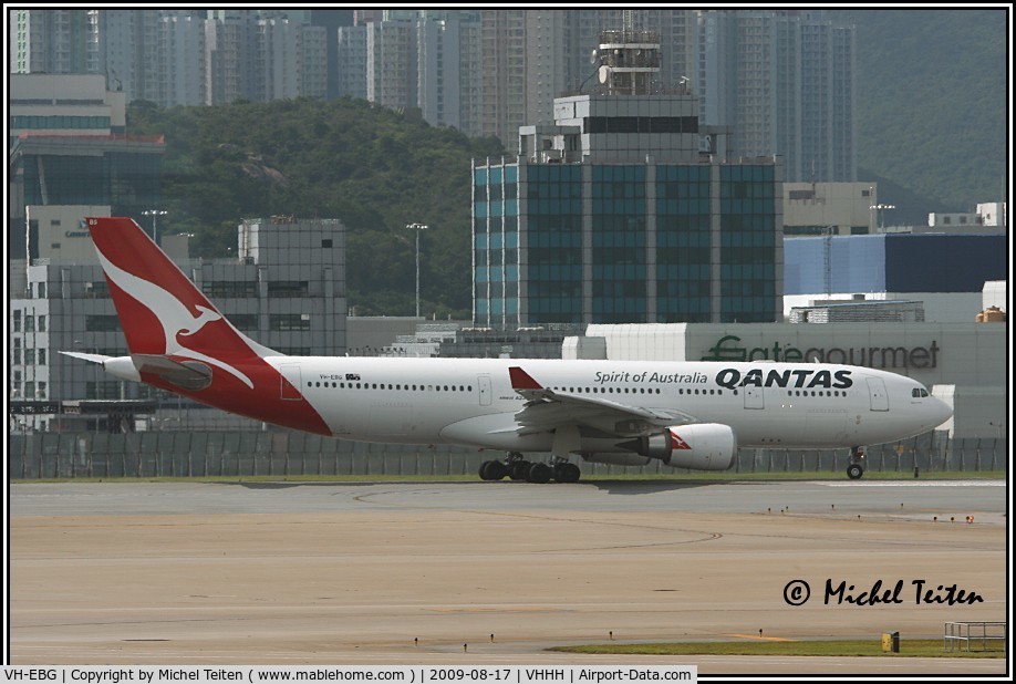 VH-EBG, 2007 Airbus A330-202 C/N 887, Qantas