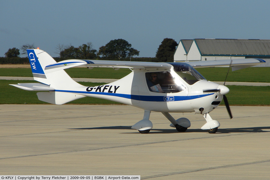 G-KFLY, 2007 Flight Design CTSW C/N 8244, CTSW at Sywell