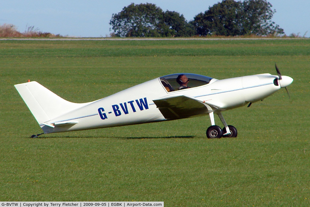 G-BVTW, 1999 Aero Designs Pulsar C/N PFA 202-12172, Visitor to the 2009 Sywell Revival Rally