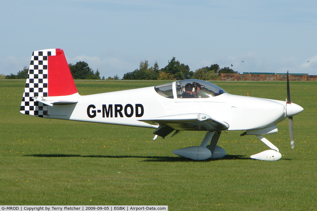 G-MROD, 2007 Vans RV-7A C/N PFA 323-14432, Visitor to the 2009 Sywell Revival Rally