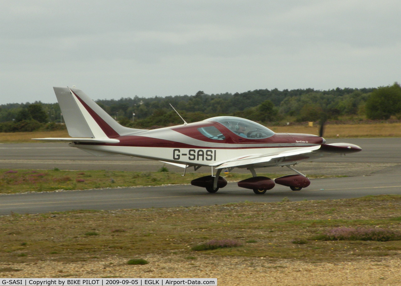 G-SASI, 2007 CZAW SportCruiser C/N PFA 338-14651, TAXYING ONTO RWY 25