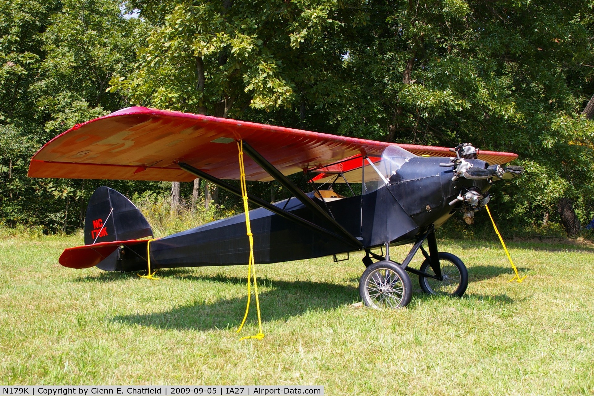 N179K, 1929 Monocoupe Monoprep C/N 6077, At the Antique Airplane Association Fly In