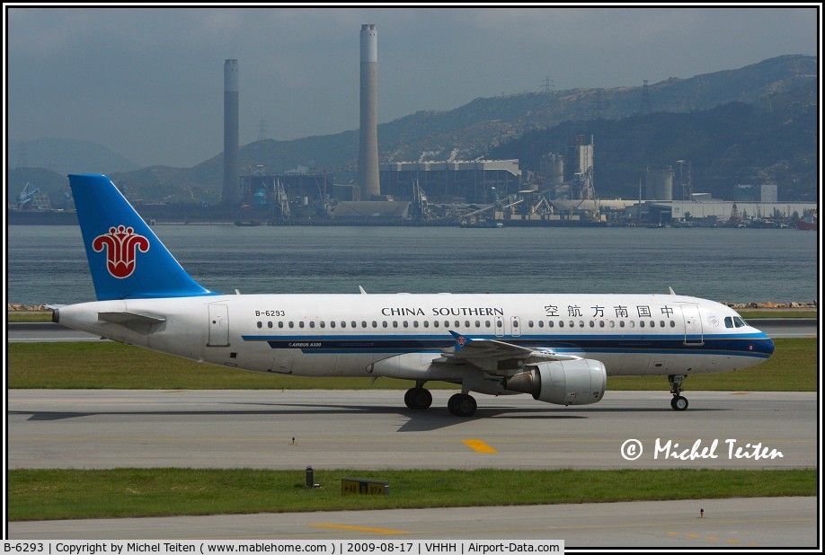 B-6293, 2006 Airbus A320-214 C/N 2986, China Southern Airlines