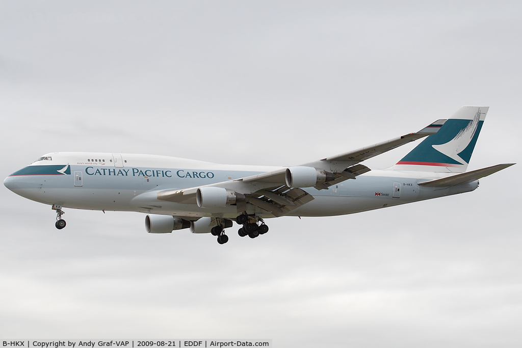 B-HKX, 1997 Boeing 747-412 C/N 26557, Cathay Pacific Cargo 747-400