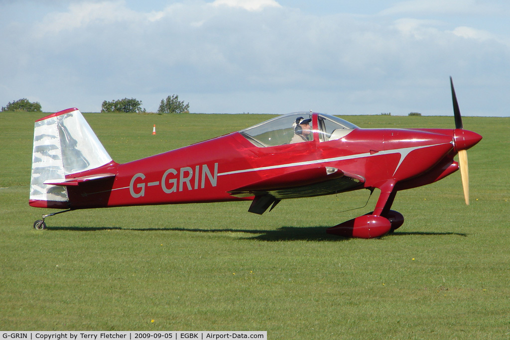 G-GRIN, 1999 Vans RV-6 C/N PFA 181-12409, Visitor to the 2009 Sywell Revival Rally