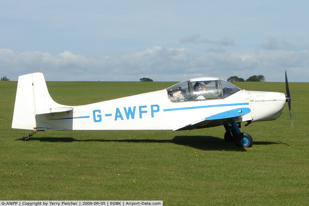 G-AWFP, 1968 Rollason Druine D-62B Condor C/N RAE/631, Visitor to the 2009 Sywell Revival Rally