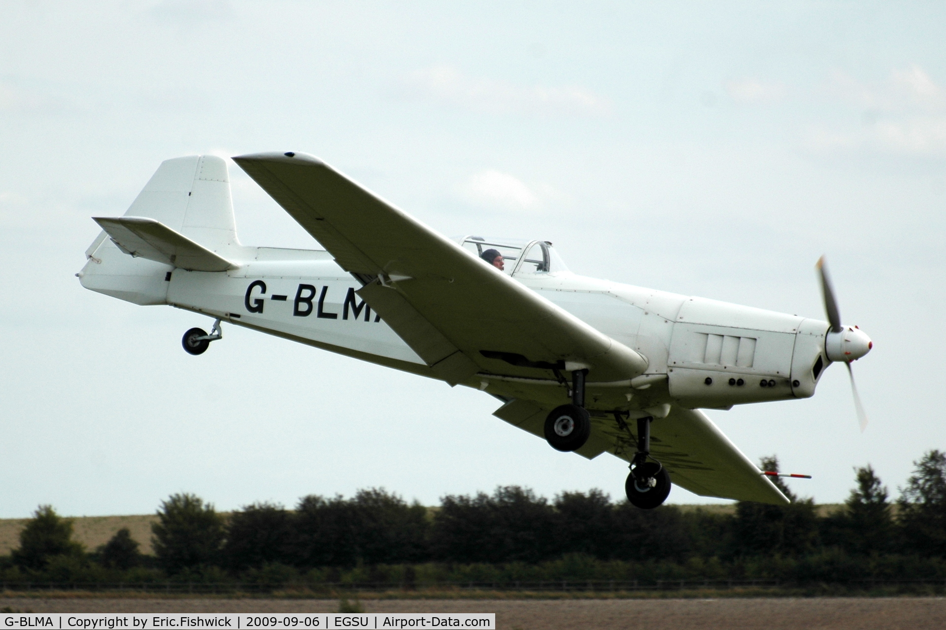 G-BLMA, 1967 Zlin Z-526 Trener Master C/N 922, 4. G-BLMA at Duxford Air Show Sept 09