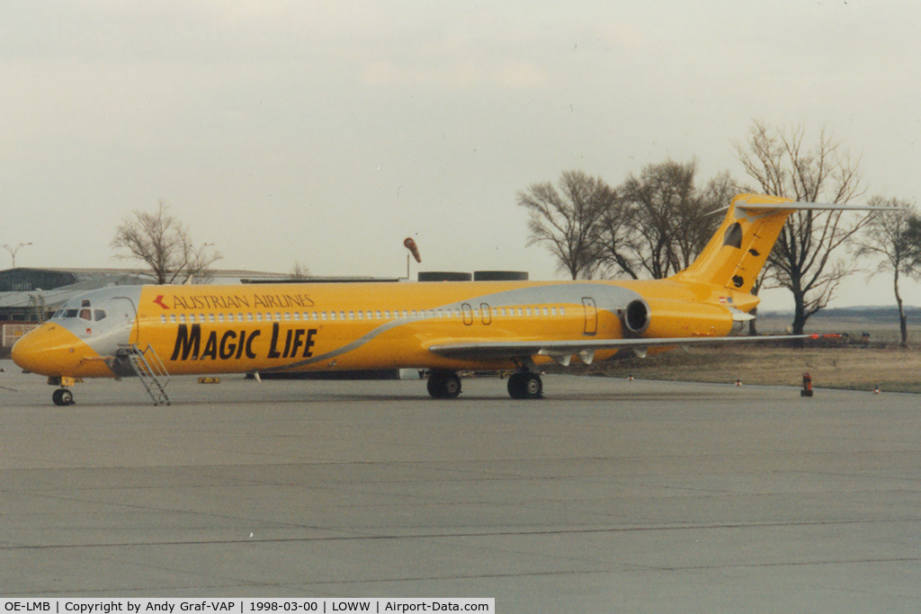 OE-LMB, 1985 McDonnell Douglas MD-82 (DC-9-82) C/N 49279, Austrian Airlines MD80
