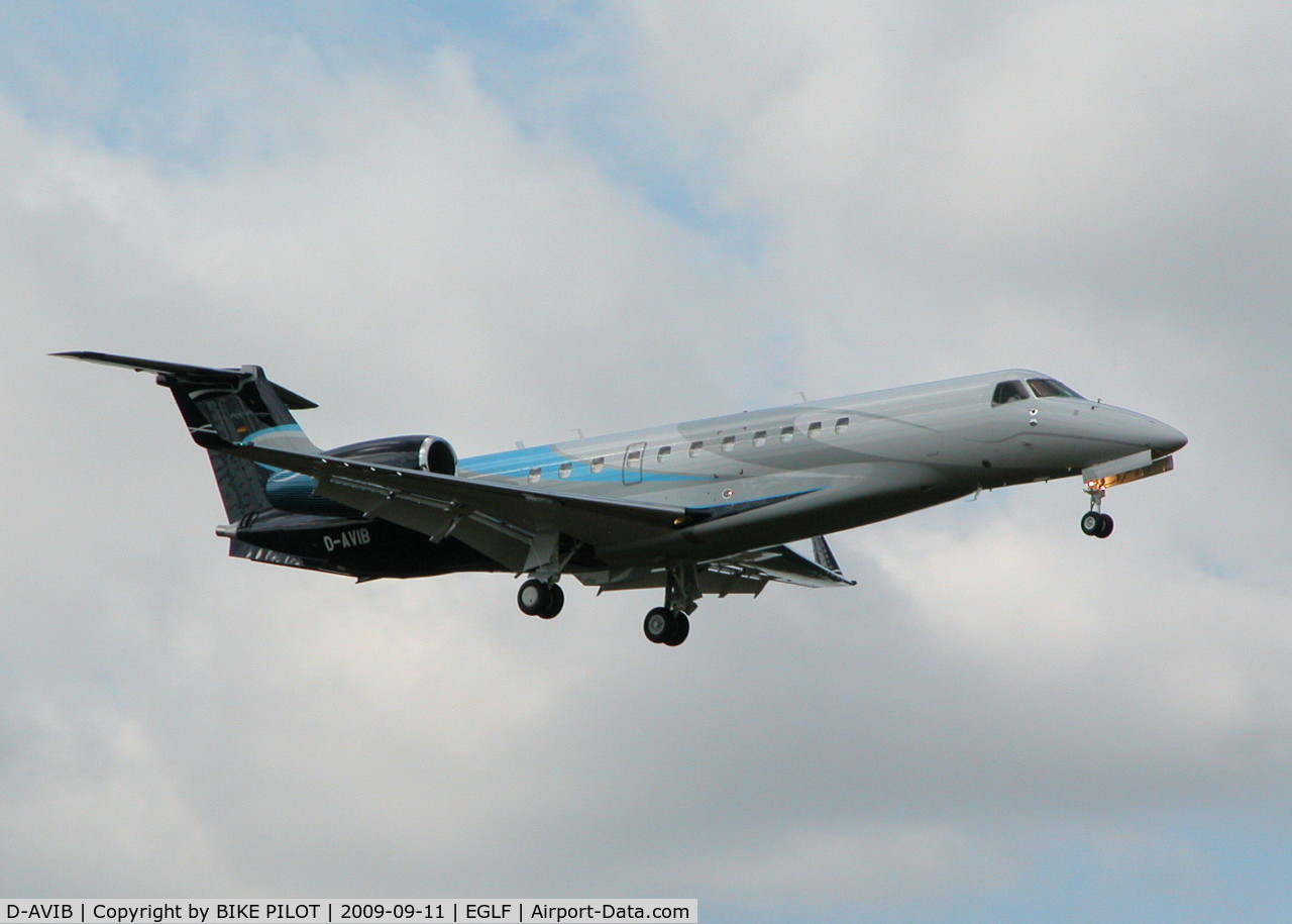 D-AVIB, 2009 Embraer EMB-135BJ Legacy C/N 14501109, FINALS FOR RWY 26