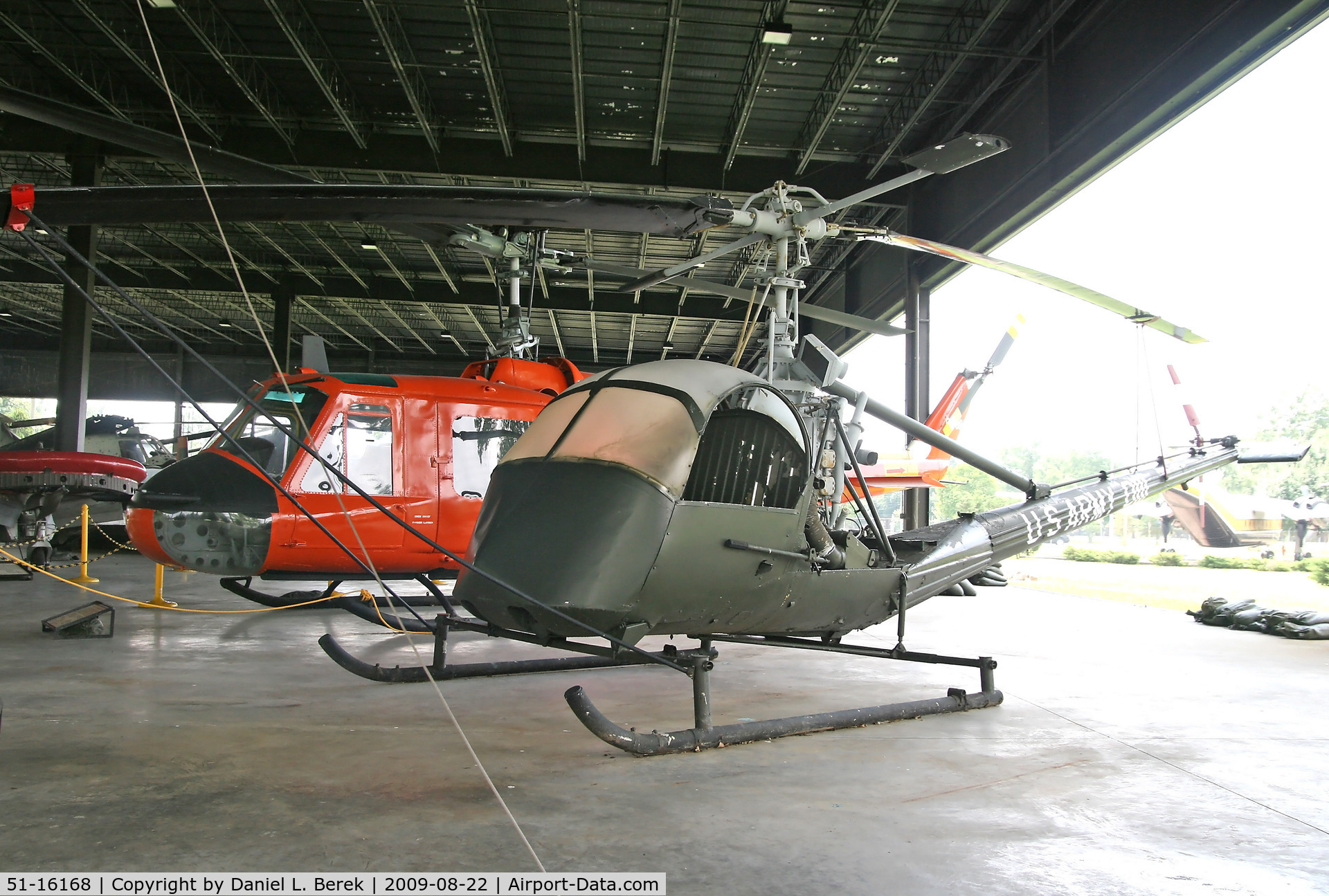51-16168, 1951 Hiller UH-12B Raven C/N 328, On display at the United States Transportation Muesum