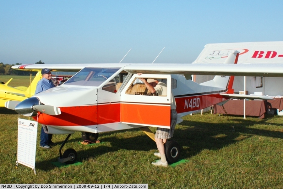 N4BD, 1975 Bede BD-4 C/N 800, MERFI fly-in - Urbana, Ohio