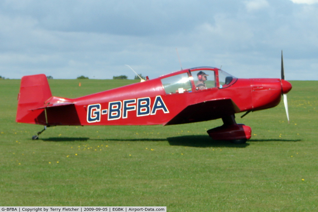 G-BFBA, 1959 SAN Jodel DR-100A Ambassadeur C/N 88, Visitor to the 2009 Sywell Revival Rally