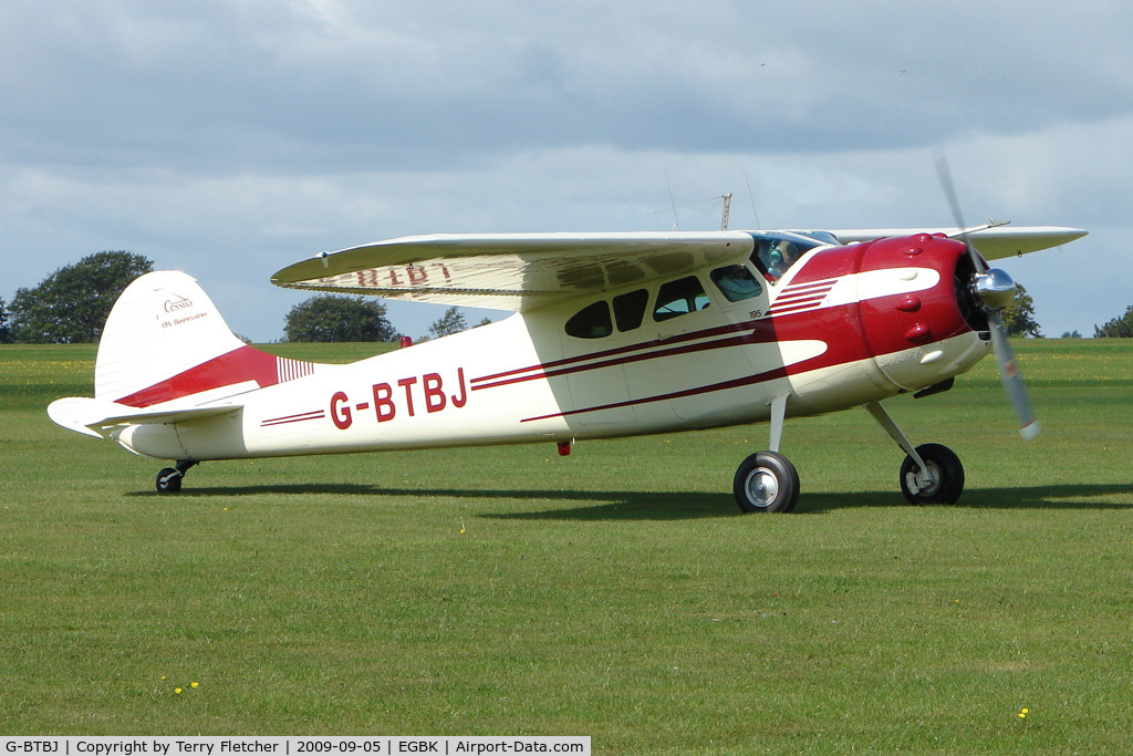 G-BTBJ, 1952 Cessna 190B C/N 16046, Visitor to the 2009 Sywell Revival Rally