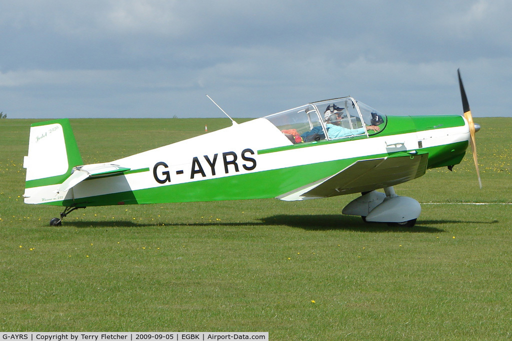 G-AYRS, 1964 Wassmer (Jodel) D-120 Paris-Nice C/N 255, Visitor to the 2009 Sywell Revival Rally