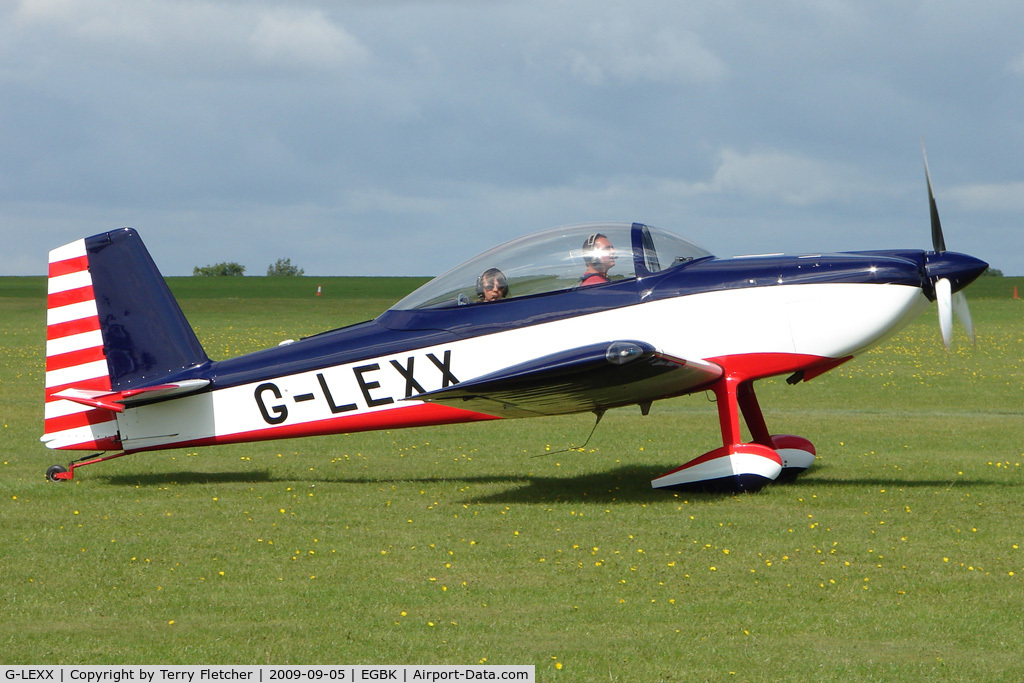 G-LEXX, 2002 Vans RV-8 C/N PFA 303-13896, Visitor to the 2009 Sywell Revival Rally
