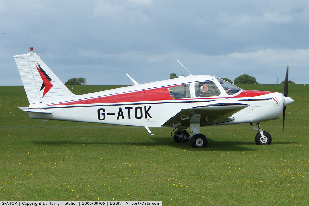G-ATOK, 1966 Piper PA-28-140 Cherokee C/N 28-21612, Visitor to the 2009 Sywell Revival Rally