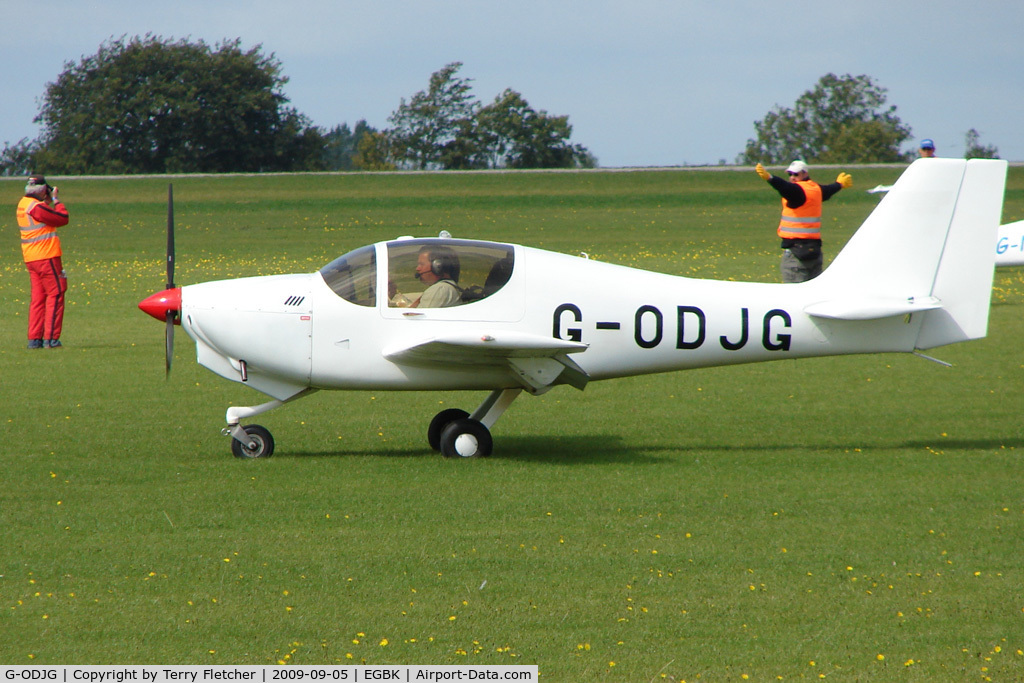 G-ODJG, 1996 Europa Tri-Gear C/N PFA 247-12889, Visitor to the 2009 Sywell Revival Rally