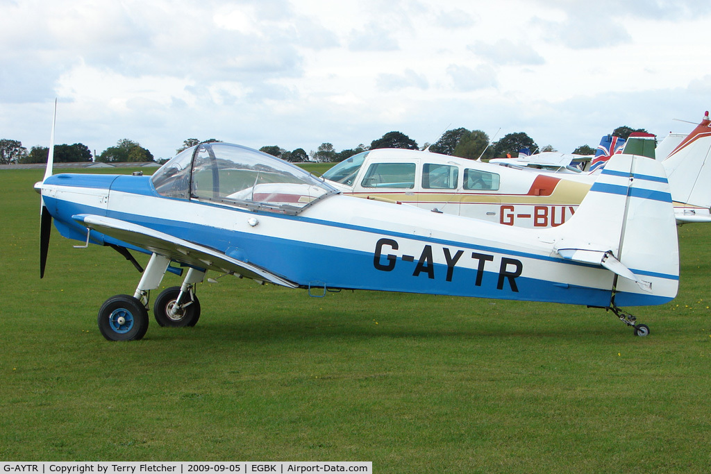 G-AYTR, 1958 Piel CP-301A Emeraude C/N 229, Visitor to the 2009 Sywell Revival Rally