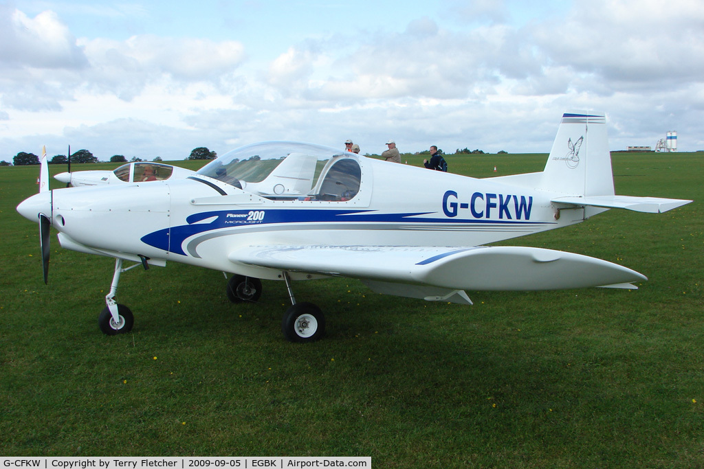 G-CFKW, 2008 Alpi Aviation Pioneer 200-M C/N LAA 334-14828, Visitor to the 2009 Sywell Revival Rally