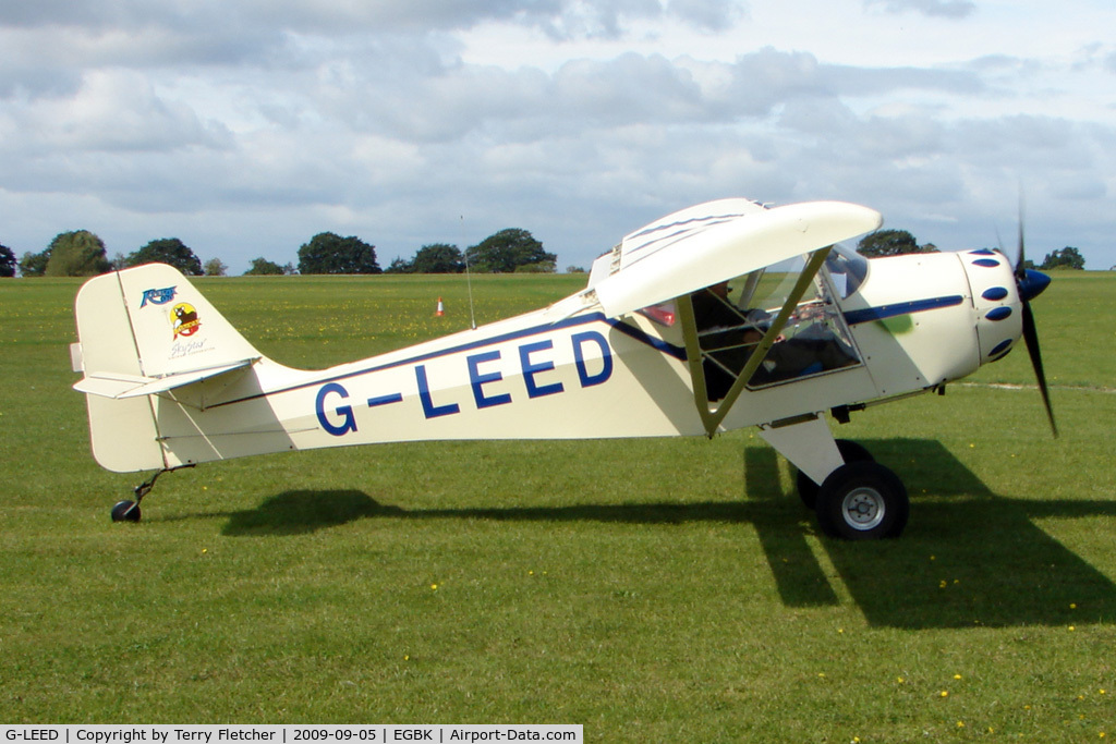 G-LEED, 1992 Denney Kitfox MK2 C/N PFA 172-11577, Visitor to the 2009 Sywell Revival Rally