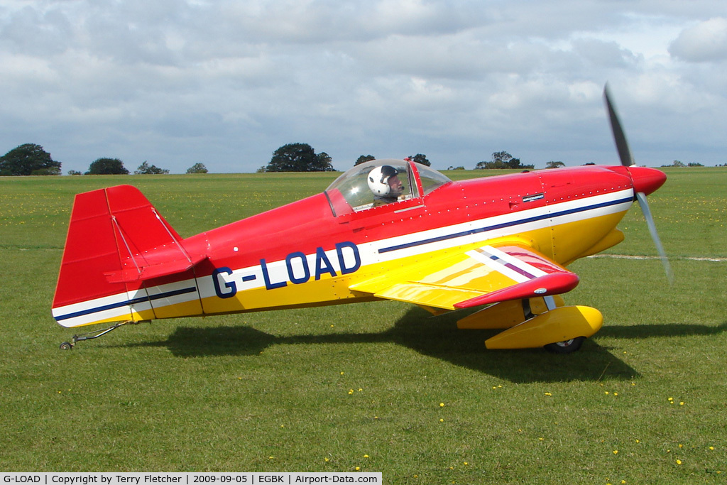 G-LOAD, 2002 Rihn DR-107 One Design C/N PFA 264-13776, Visitor to the 2009 Sywell Revival Rally