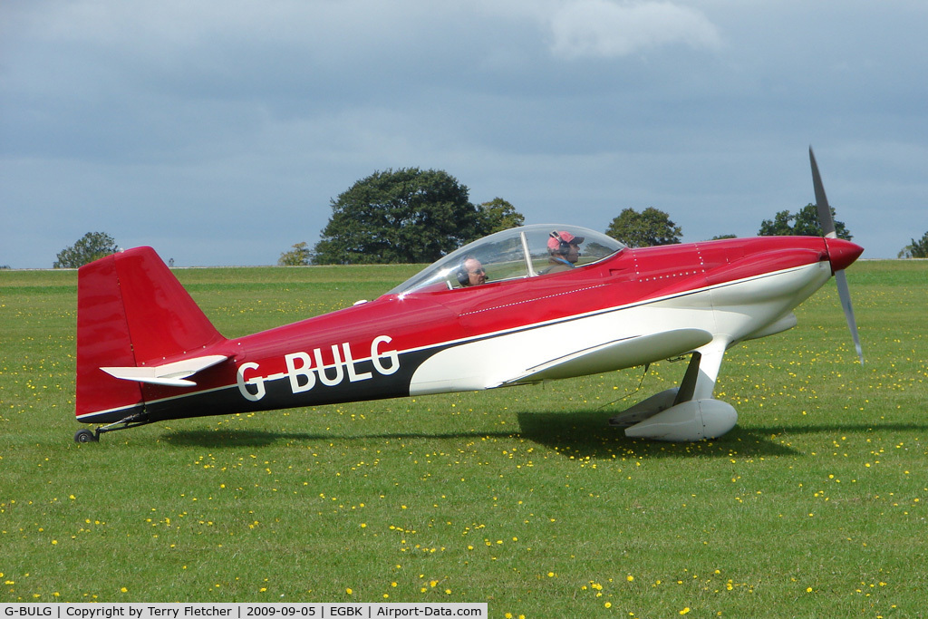 G-BULG, 1989 Vans RV-4 C/N JRV4-1, Visitor to the 2009 Sywell Revival Rally