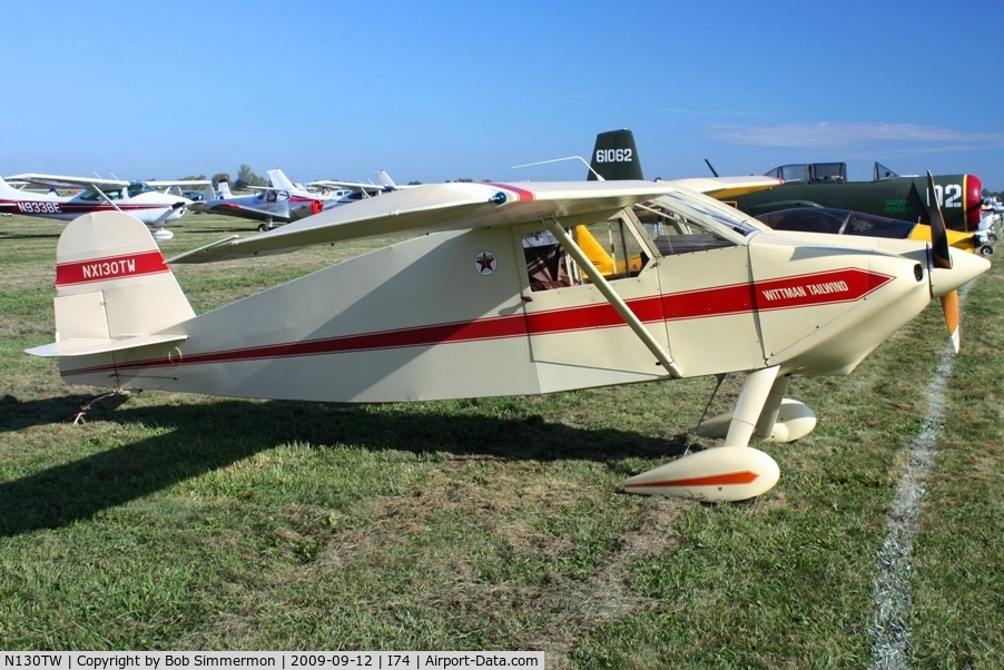 N130TW, 1991 Wittman W-8 Tailwind C/N 130, MERFI fly-in - Urbana, Ohio