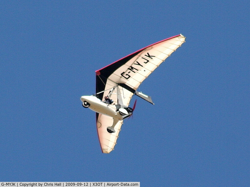 G-MYJK, 1993 Pegasus Quasar IITC C/N SW-WQT-0592, Staffordshire Aero Club's 25th anniversary fly-in