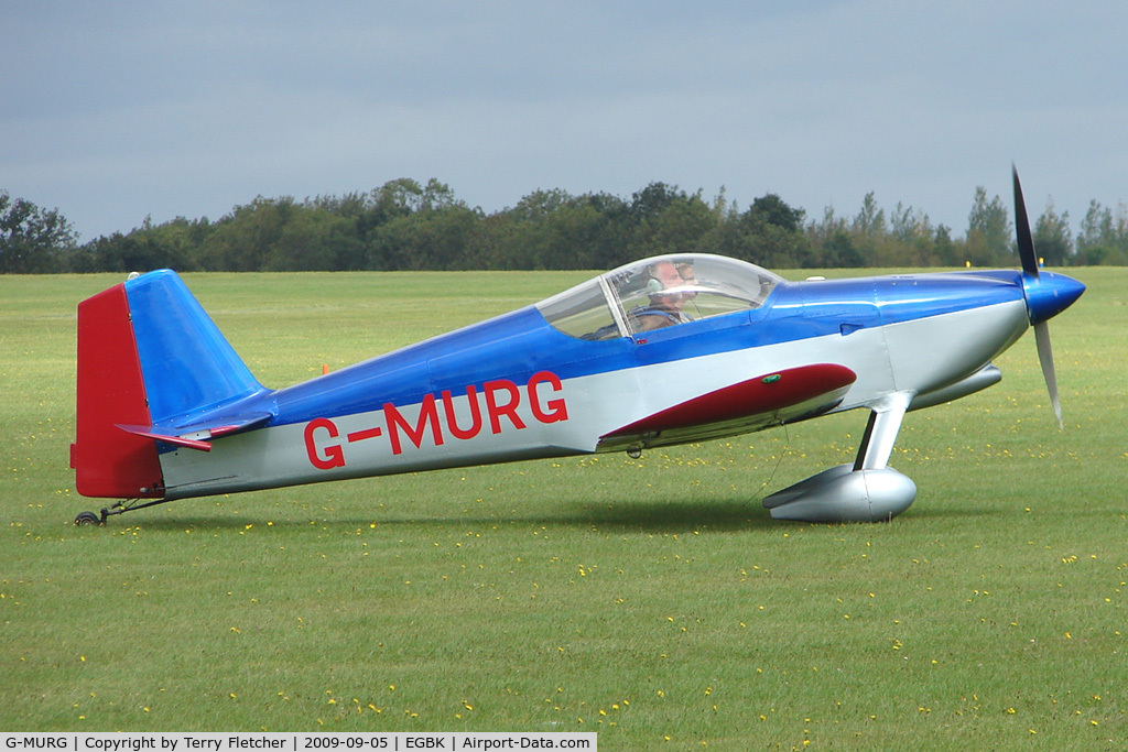 G-MURG, 2005 Vans RV-6 C/N PFA 181-12470, Visitor to the 2009 Sywell Revival Rally