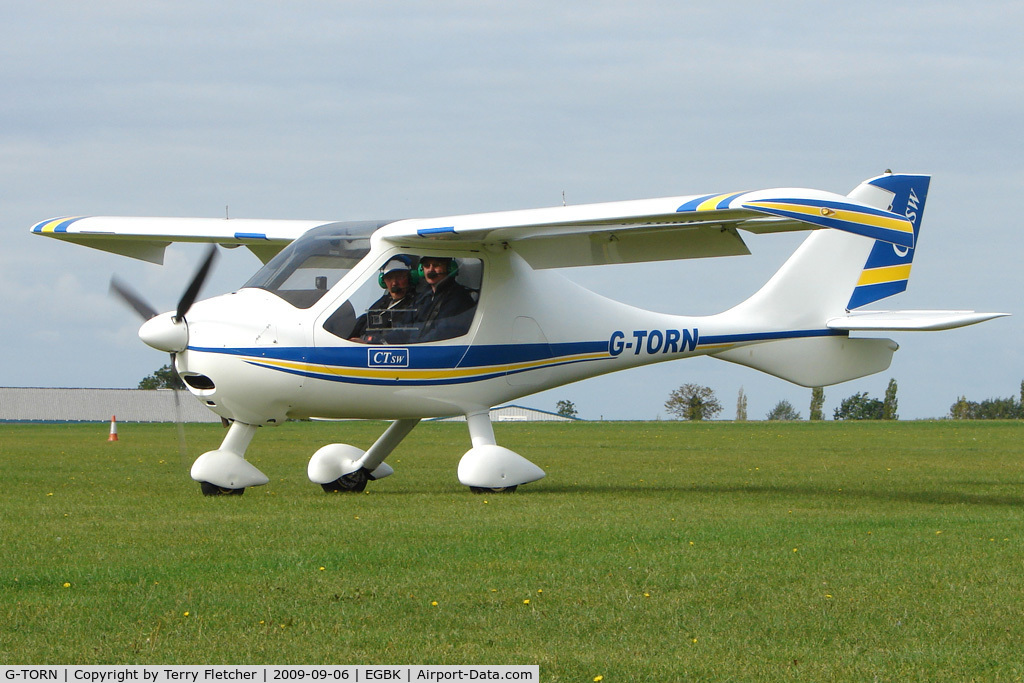 G-TORN, 2006 Flight Design CTSW C/N 8189, Visitor to the 2009 Sywell Revival Rally