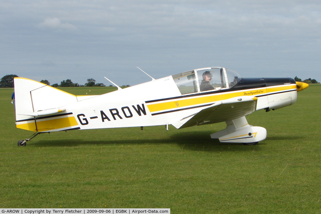 G-AROW, 1961 Jodel D-140B Mousequetaire II C/N 71, Visitor to the 2009 Sywell Revival Rally