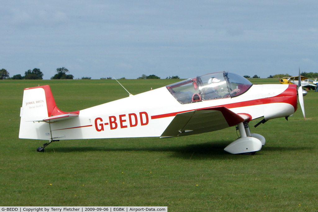 G-BEDD, 1958 Jodel D-117A C/N 915, Visitor to the 2009 Sywell Revival Rally