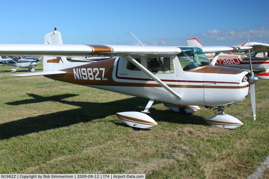N1982Z, 1962 Cessna 150C C/N 15059782, MERFI fly-in, Urbana, Ohio