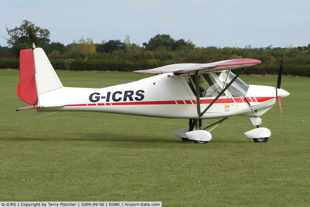 G-ICRS, 2002 Comco Ikarus C42 FB UK C/N PFA 322-13873, Visitor to the 2009 Sywell Revival Rally