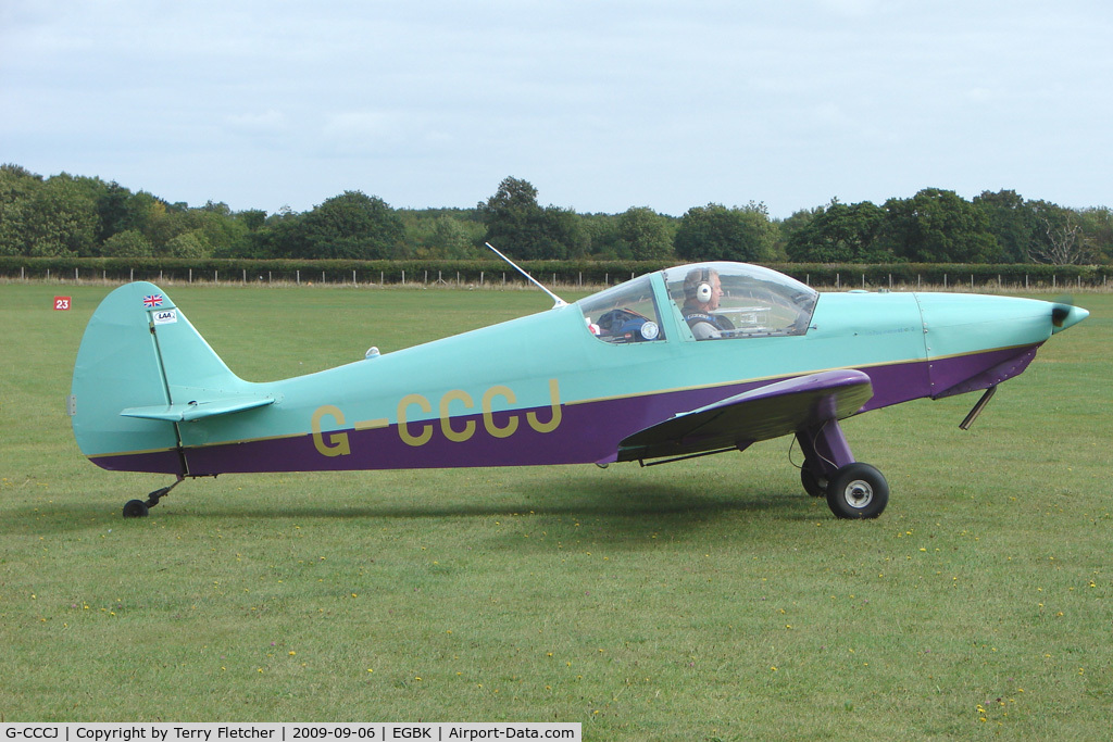 G-CCCJ, 2003 Nicollier HN-700 Menestrel II C/N PFA 217-13707, Visitor to the 2009 Sywell Revival Rally