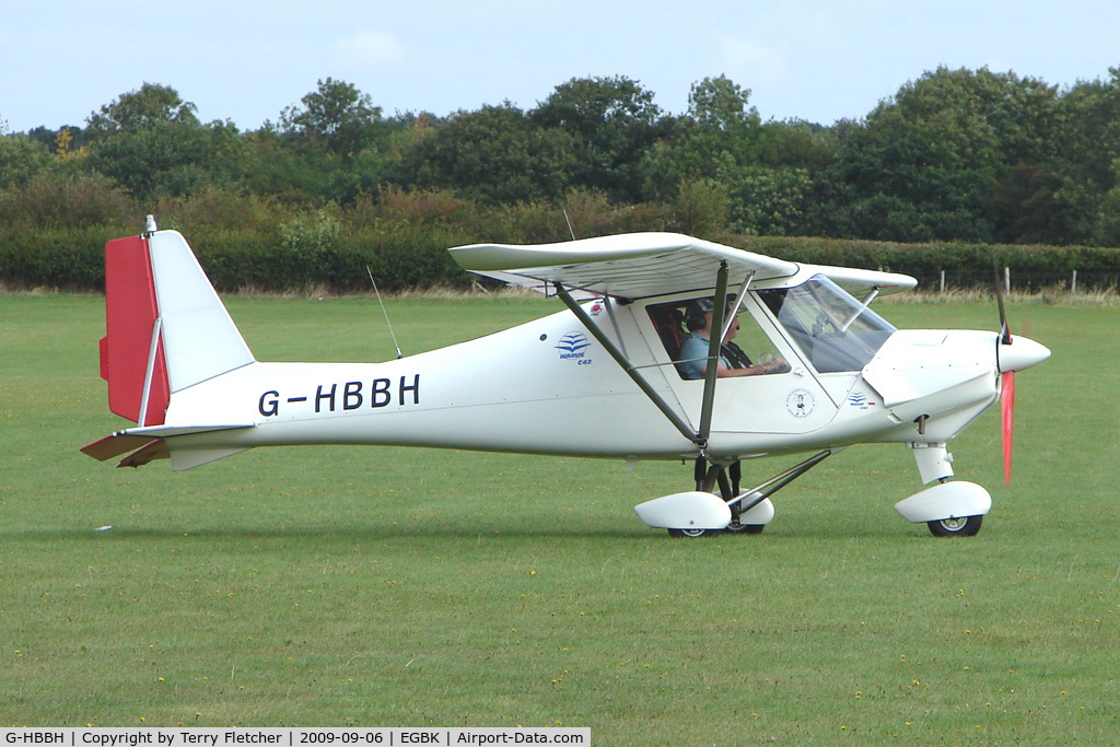 G-HBBH, 2006 Comco Ikarus C42 FB100 C/N 0608-6835, Visitor to the 2009 Sywell Revival Rally